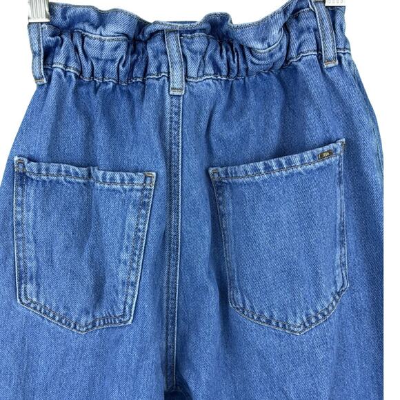 Zara Paper Bag High Waist Jeans Size 0 Beautiful Excellent Condition - Picture 6 of 12